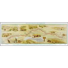 Pony Express Wall Map