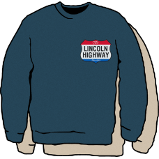 Lincoln Highway Sheild Sweatshirt